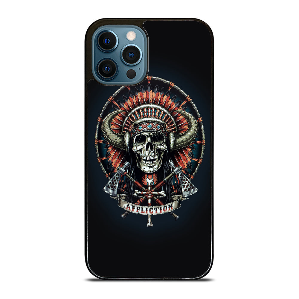 Affliction Indian Skull iPhone 15 | 16 Pro Max Case