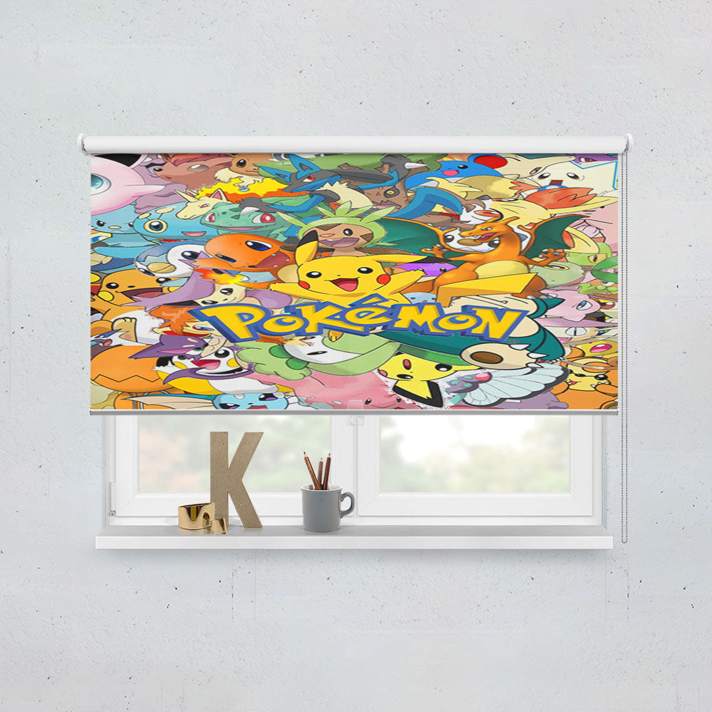 All Pokemon Window Roller Blinds Shades