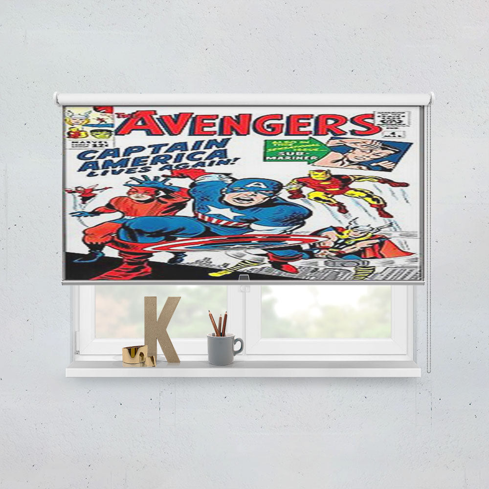 Avengers Captain America Window Roller Blinds Shades