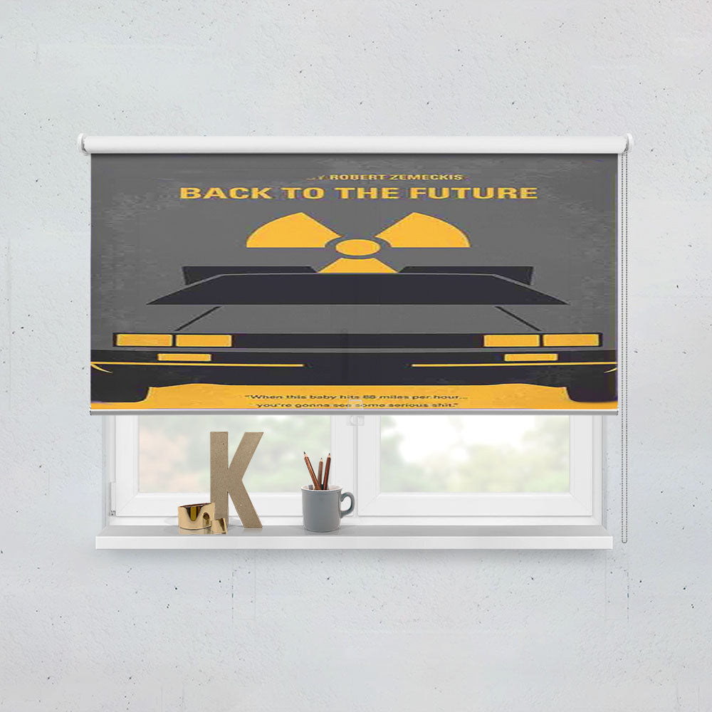 Back To The Future Minimal Movie Poster Window Roller Blinds Shades