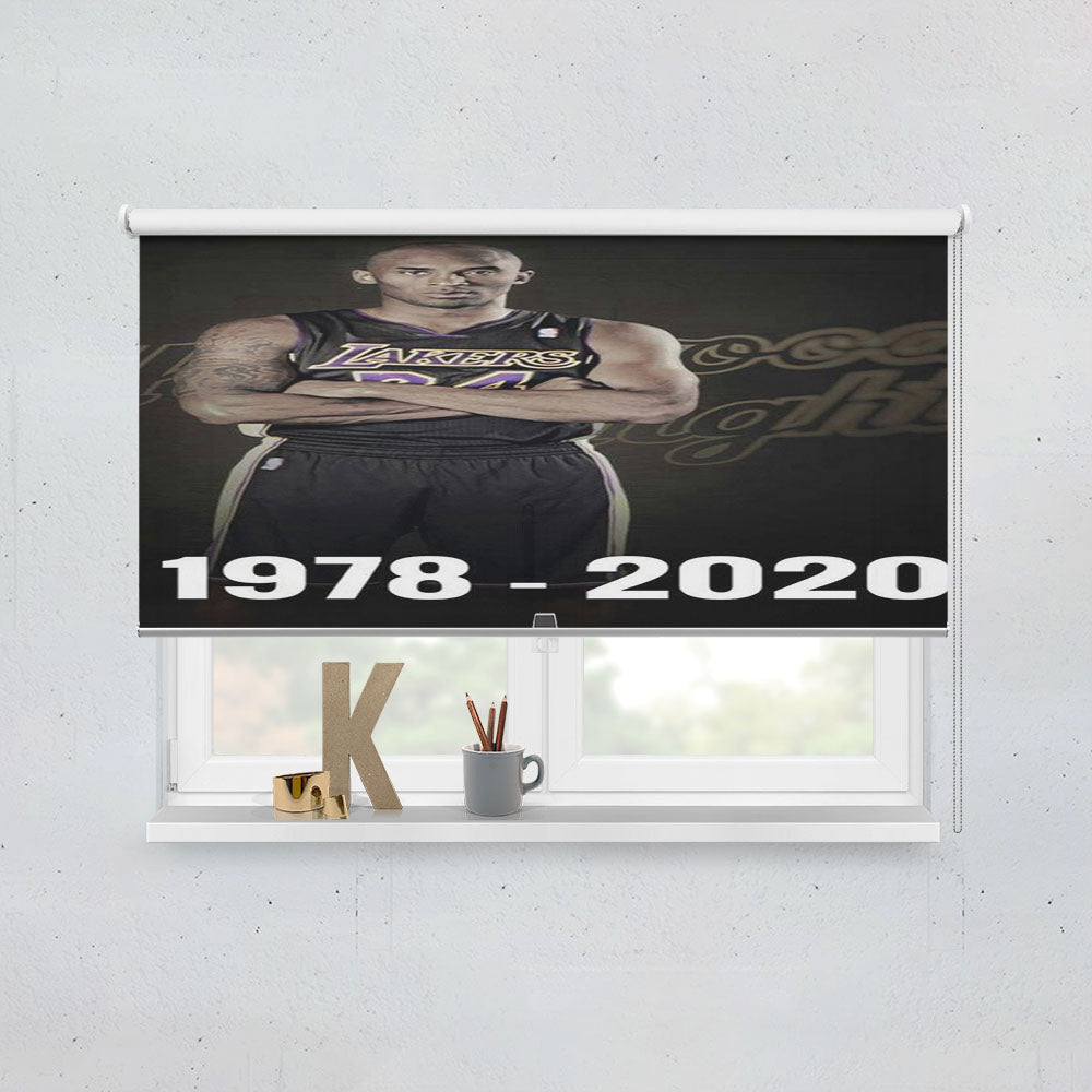 Black Mamba Out Kobe Window Roller Blinds Shades