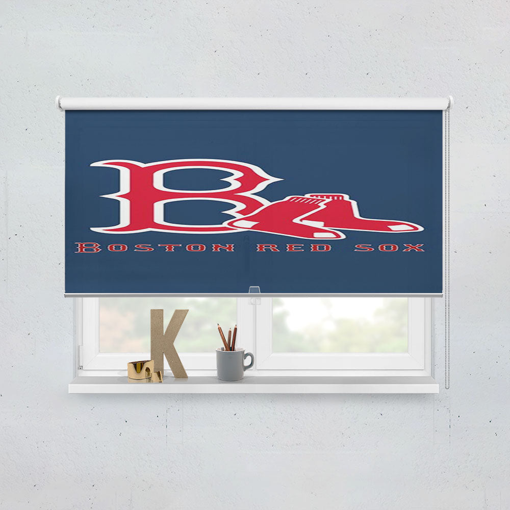 Boston Red Sox Baseball Window Roller Blinds Shades