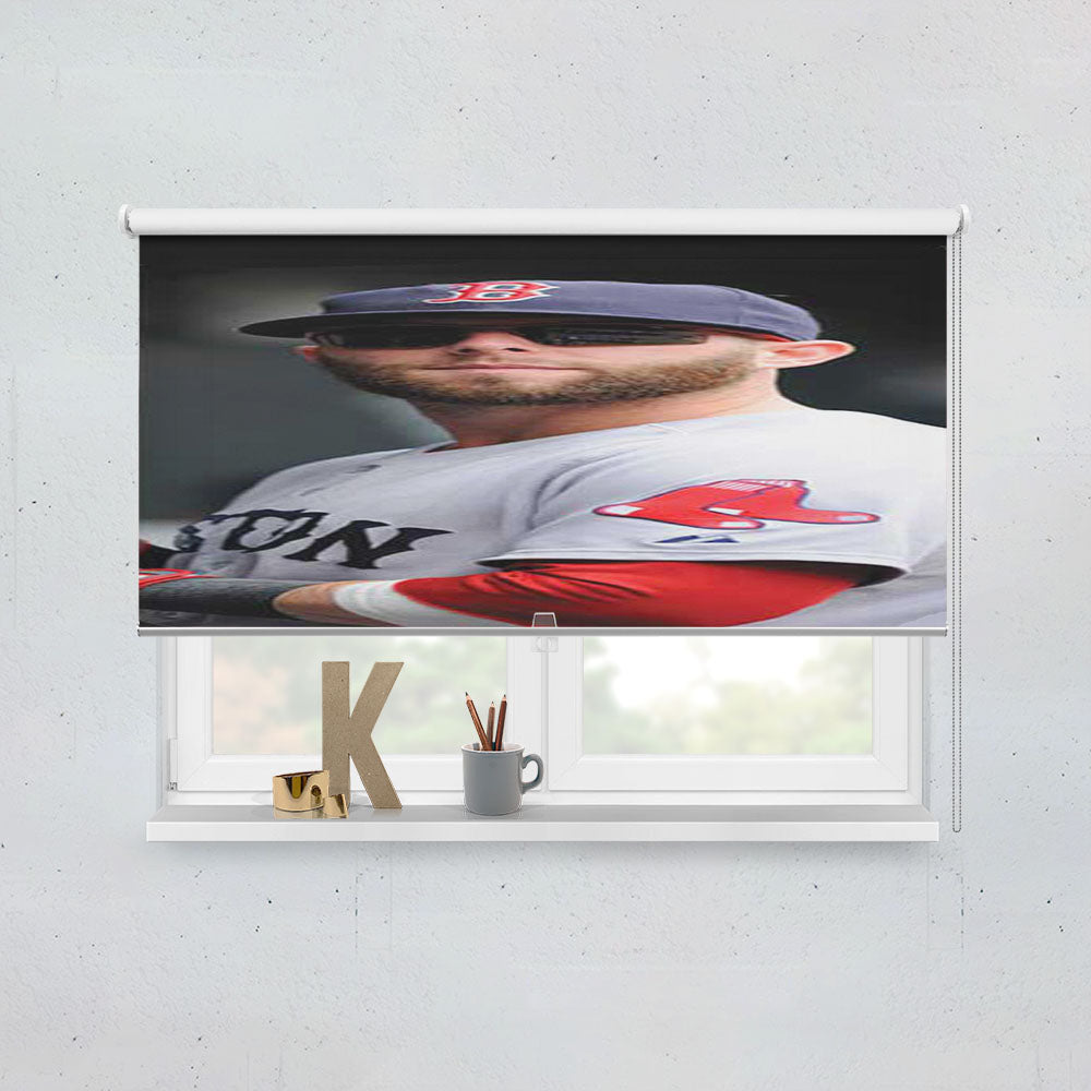 Boston Red Sox Dustin Pedroia Window Roller Blinds Shades