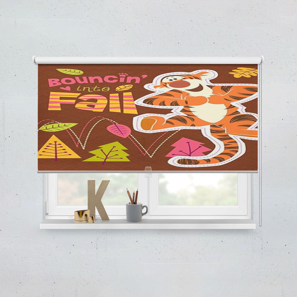 Bouncin’ Into Fall Tigger Window Roller Blinds Shades