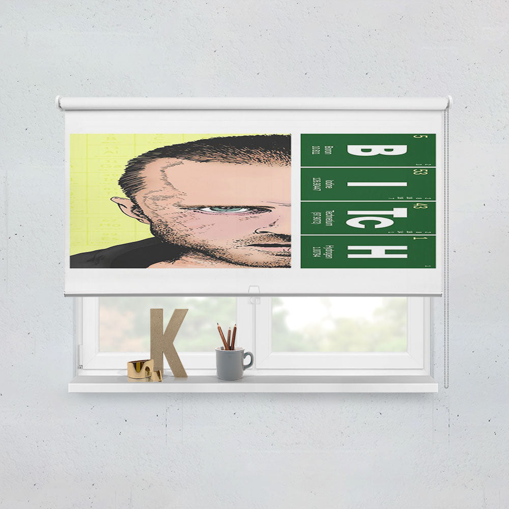 Breaking Bad Biatch Pinkman Cover Window Roller Blinds Shades