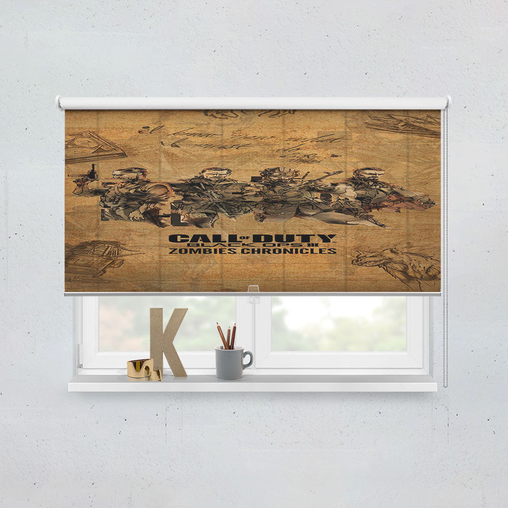 Call Of Duty Zombies Window Roller Blinds Shades