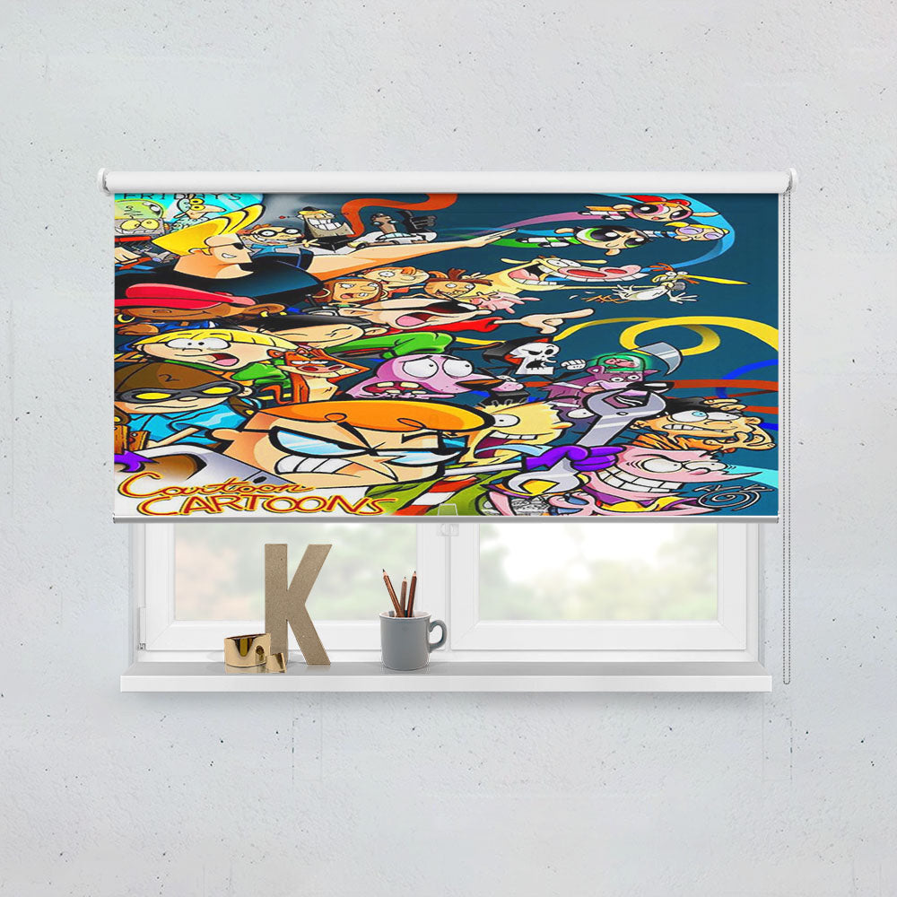 Cartoon Network 90S Shows Window Roller Blinds Shades