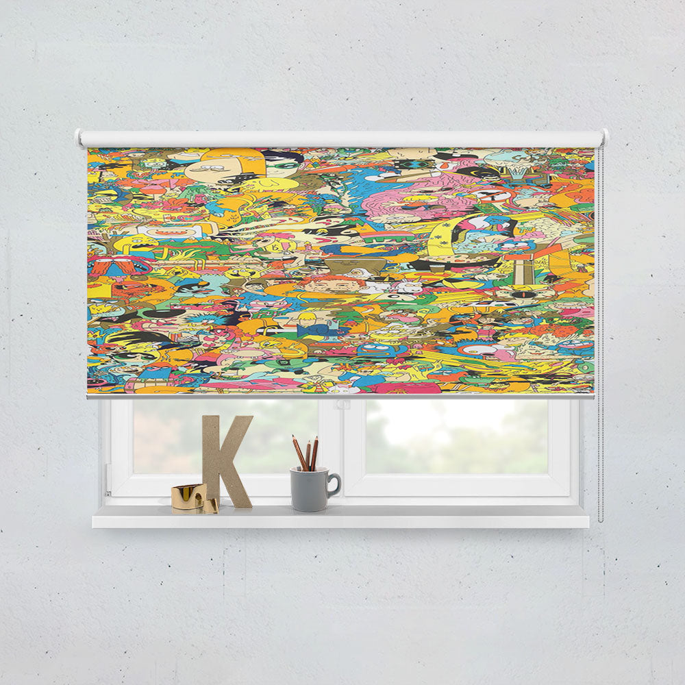 Cartoon Network Character Window Roller Blinds Shades