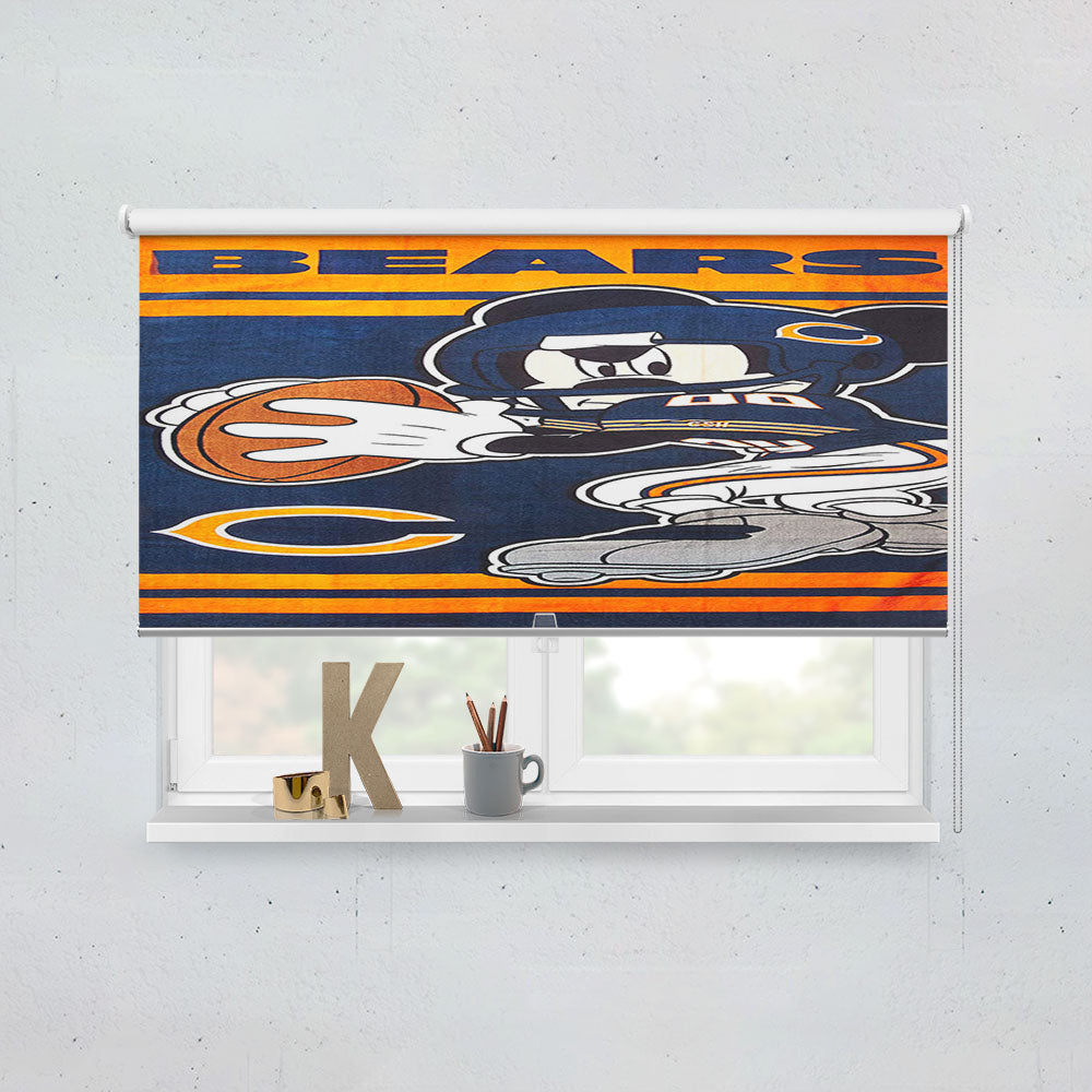 Chicago Bears Disney Mickey Mouse Window Roller Blinds Shades
