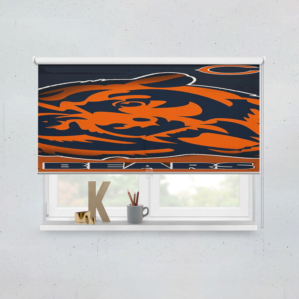 Chicago Bears Nfl Window Roller Blinds Shades