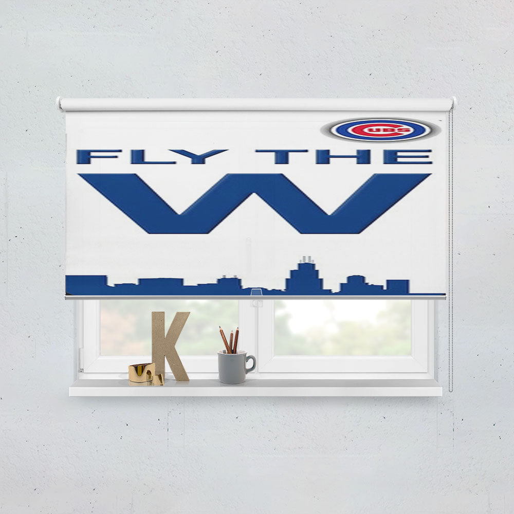 Chicago Cubs Mlb Icon Window Roller Blinds Shades