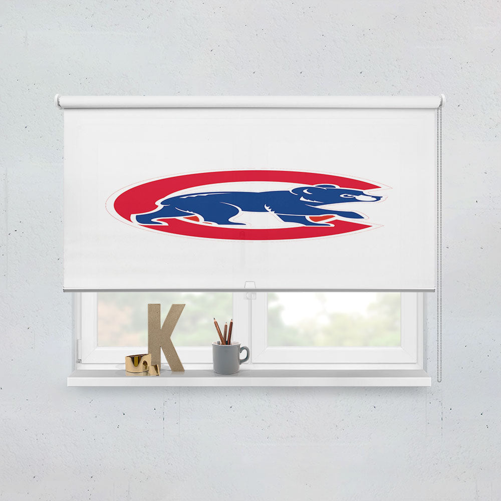 Chicago Cubs New Logo Window Roller Blinds Shades