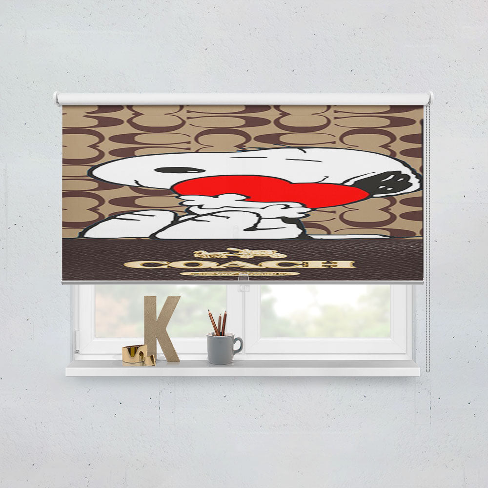 Coach New York Snoopy Window Roller Blinds Shades