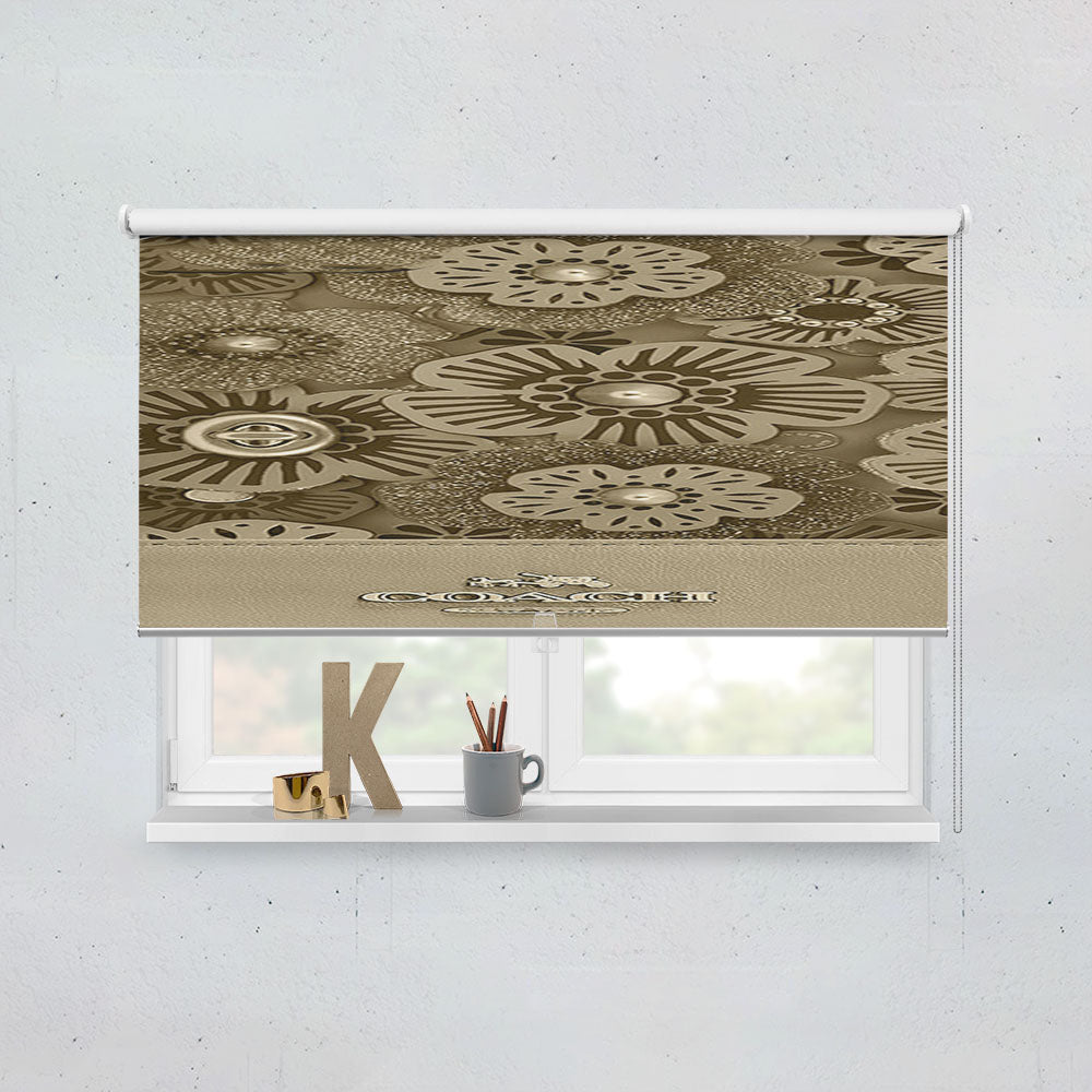 Coach New York Tea Rose Window Roller Blinds Shades