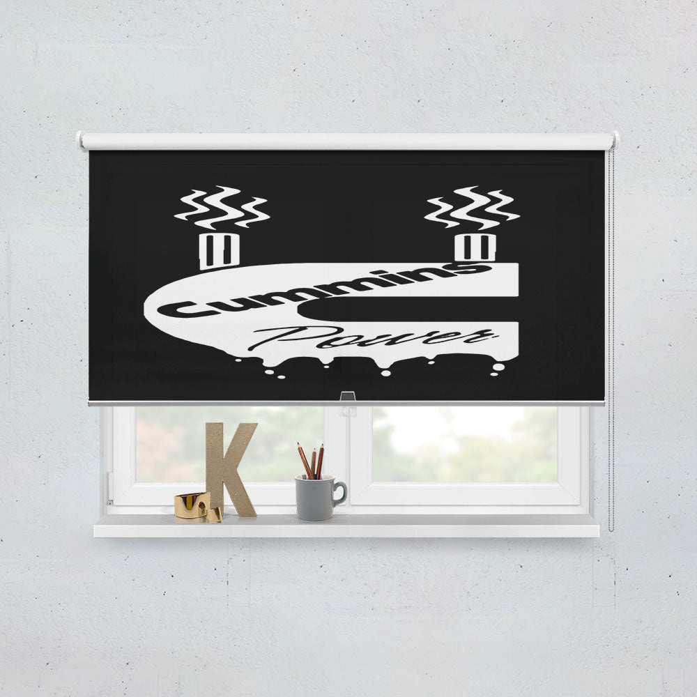 Cummins Power Truck Window Roller Blinds Shades