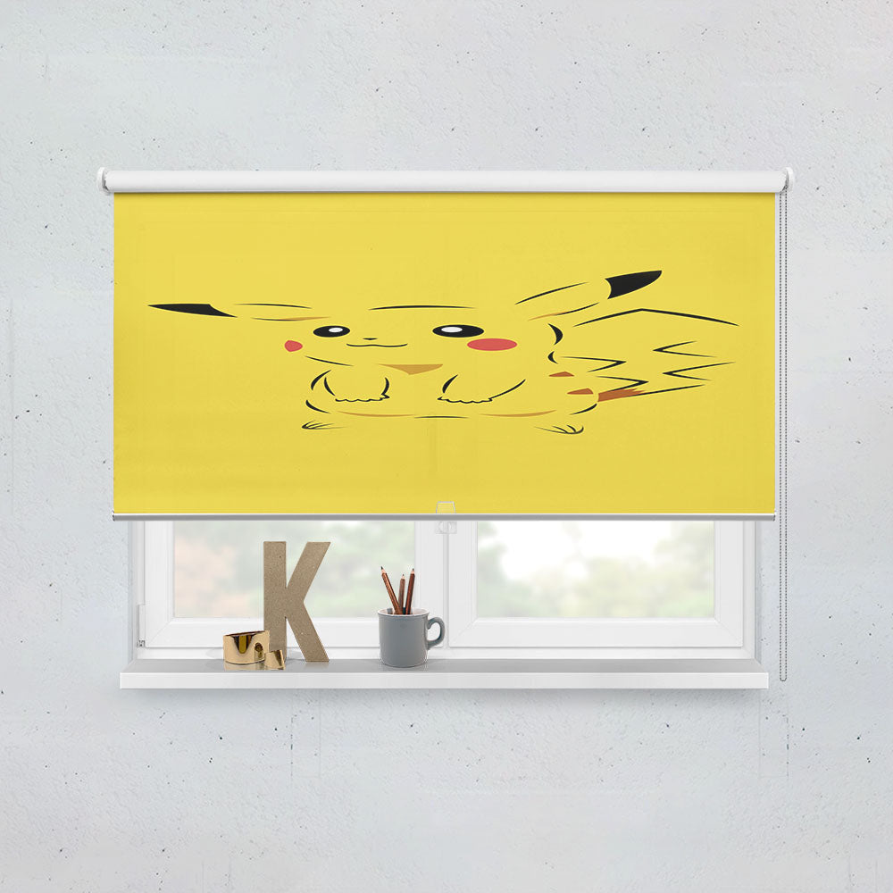 Cute Pikachu Window Roller Blinds Shades