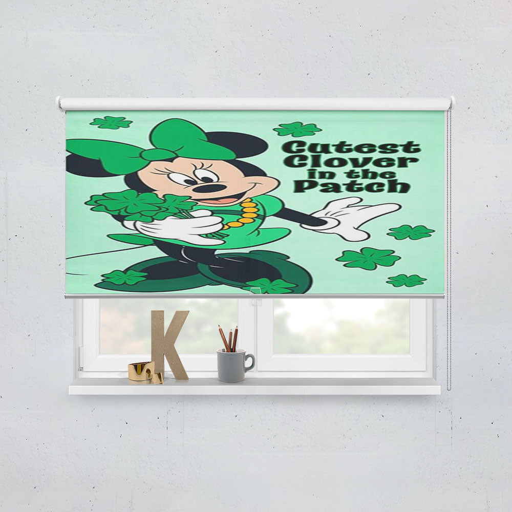 Cutest Clover Minnie Mouse Window Roller Blinds Shades