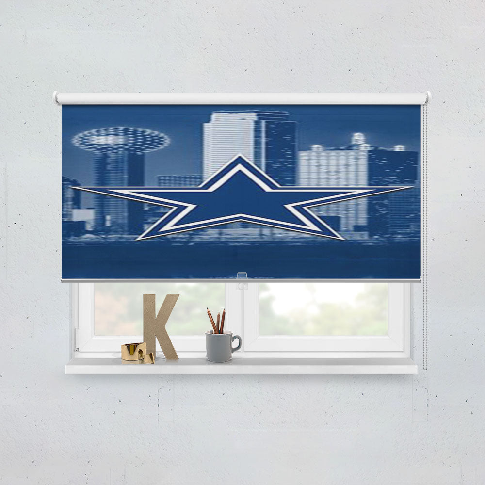 Dallas Cowboys Emblem Window Roller Blinds Shades