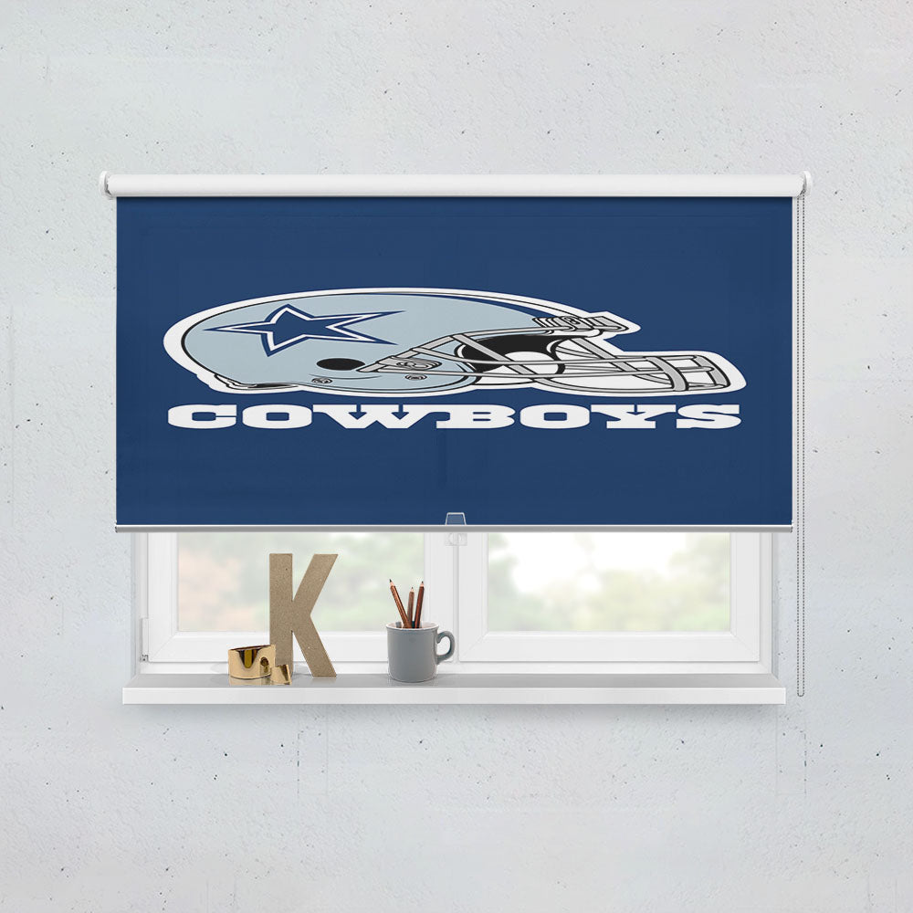 Dallas Cowboys Helmet Logo Window Roller Blinds Shades