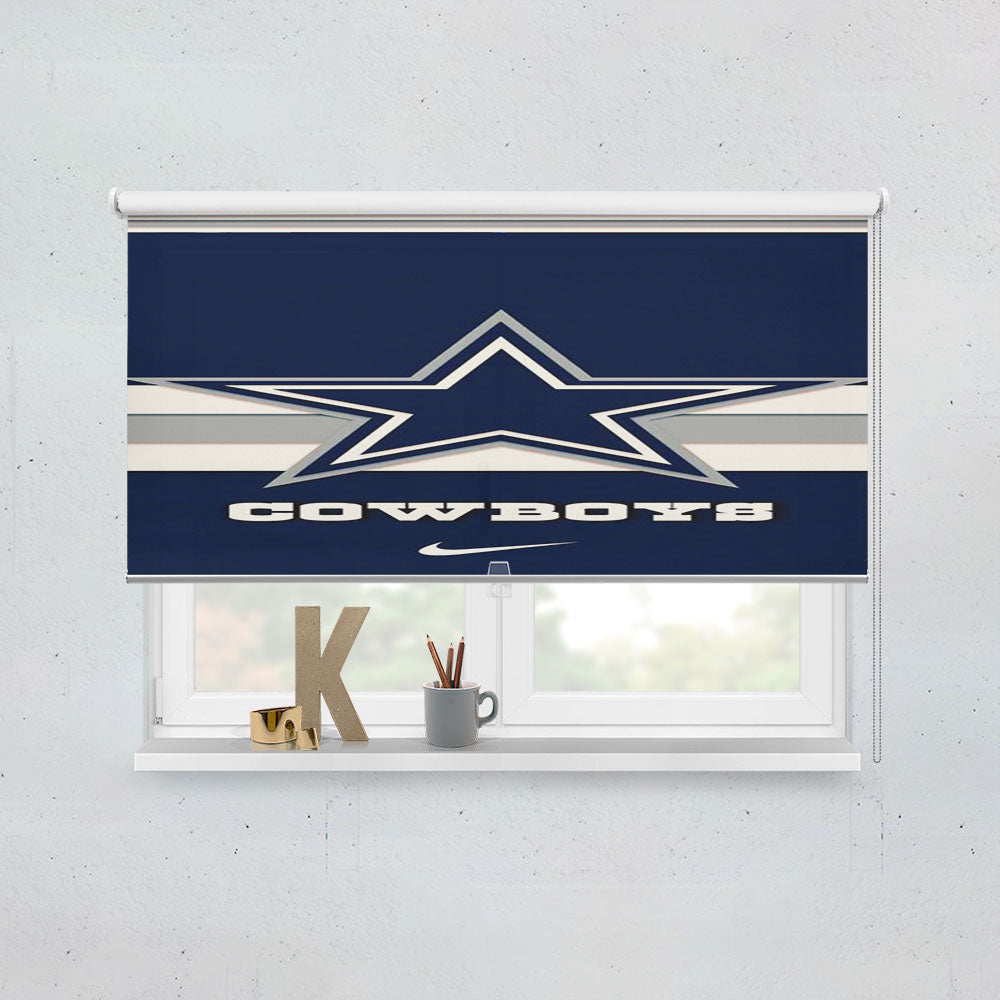Dallas Cowboys Nfl Nike Logo Window Roller Blinds Shades