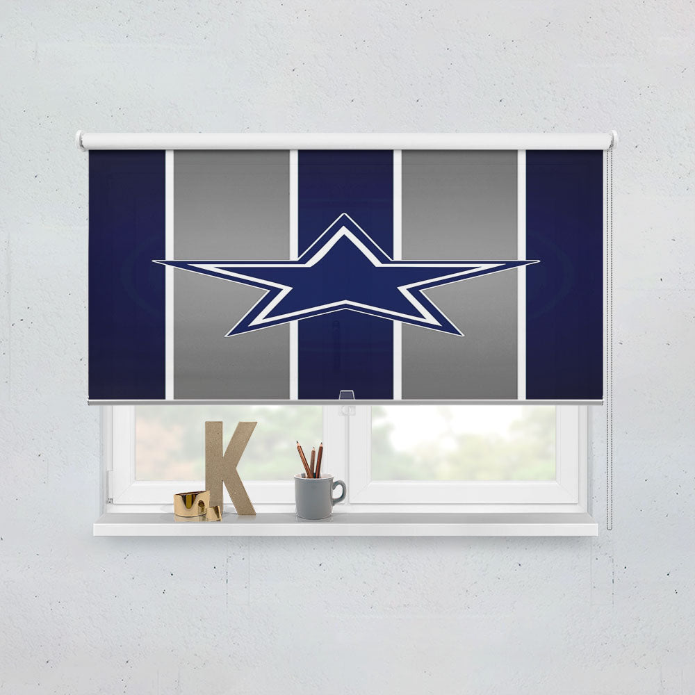 Dallas Cowboys Stars Logo Window Roller Blinds Shades