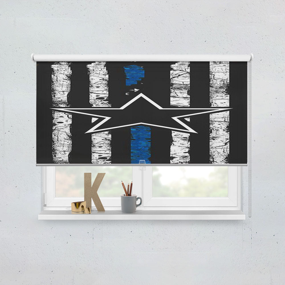 Dallas Cowboys Thin Blue Window Roller Blinds Shades