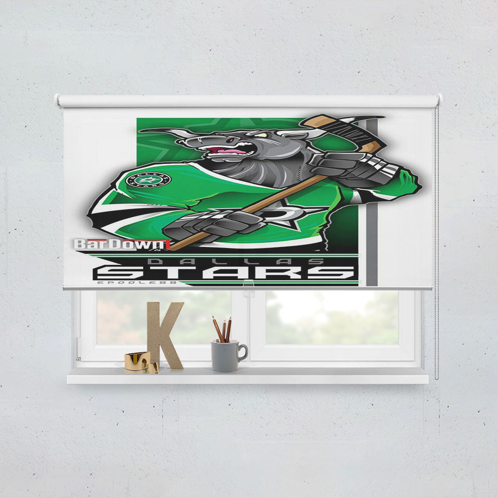 Dallas Stars Hockey Window Roller Blinds Shades