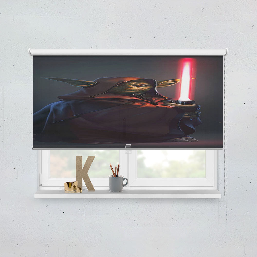Dark Side Yoda Star Wars Window Roller Blinds Shades