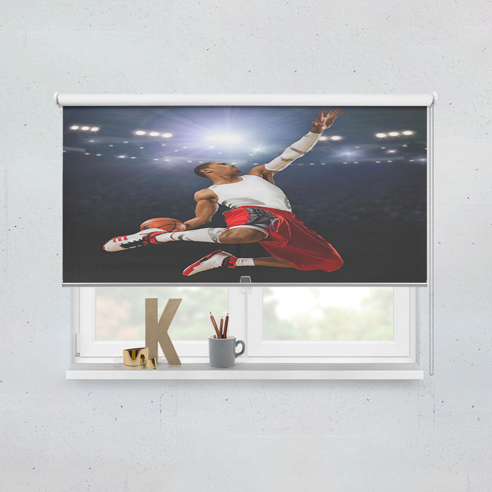 Derrick Rose Slam Dunk Window Roller Blinds Shades
