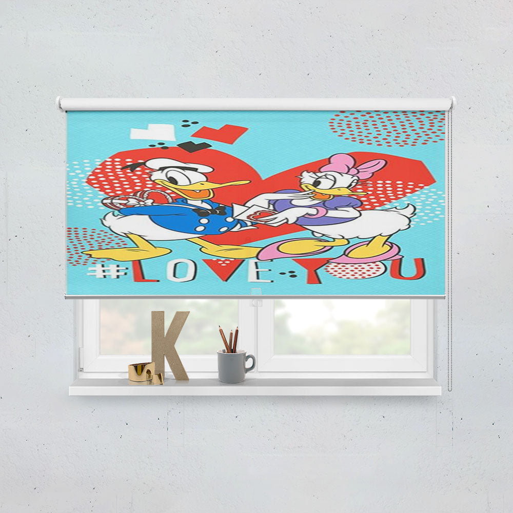 Donald And Daisy Sweethearts Window Roller Blinds Shades