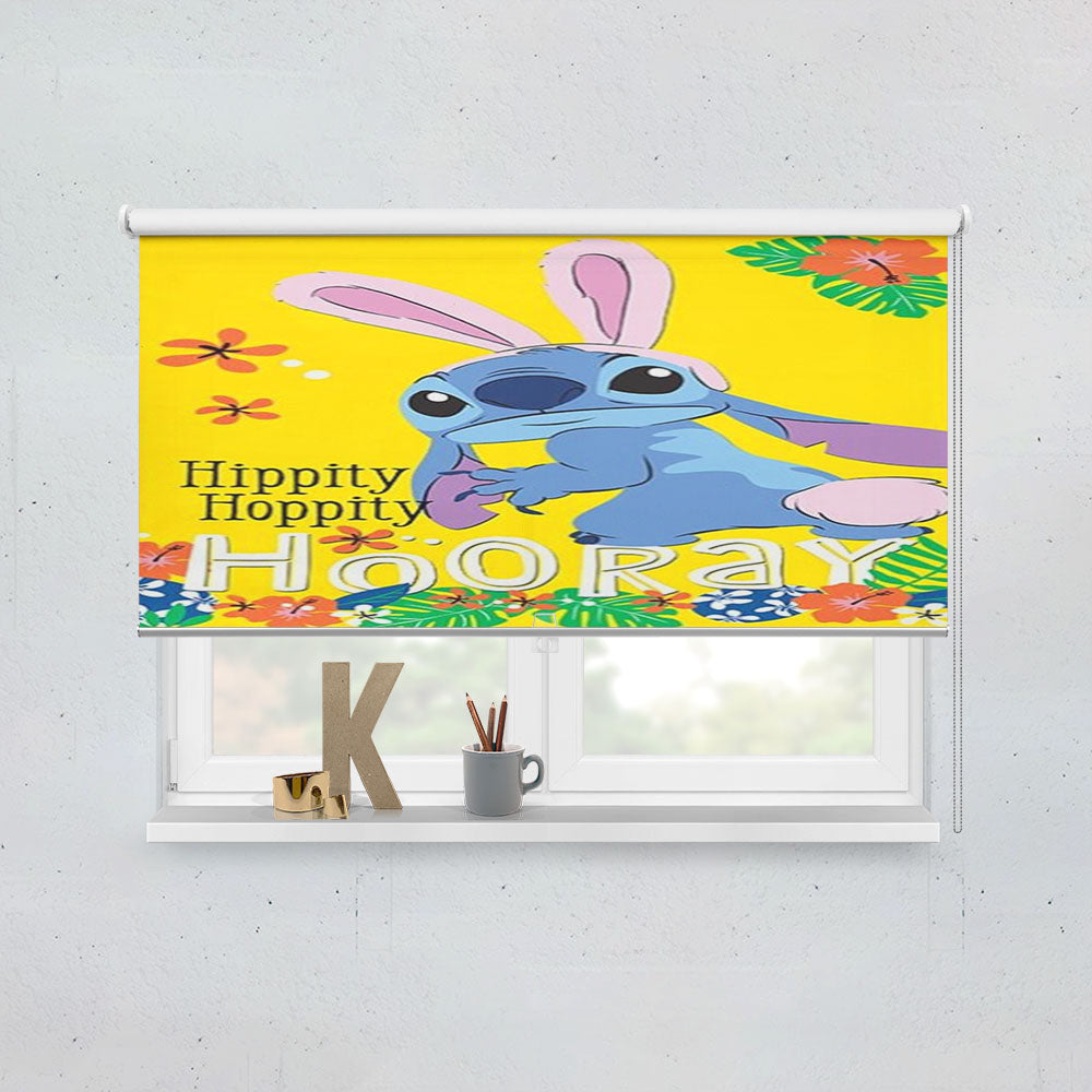 Easter Bunny Stitch Window Roller Blinds Shades