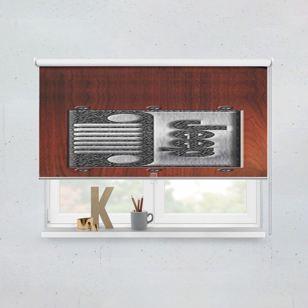 Embossed Steel Jeep Window Roller Blinds Shades