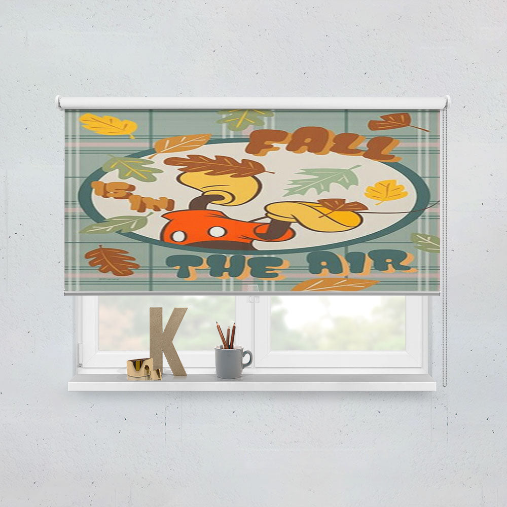 Fall Is In The Air Mickey Window Roller Blinds Shades