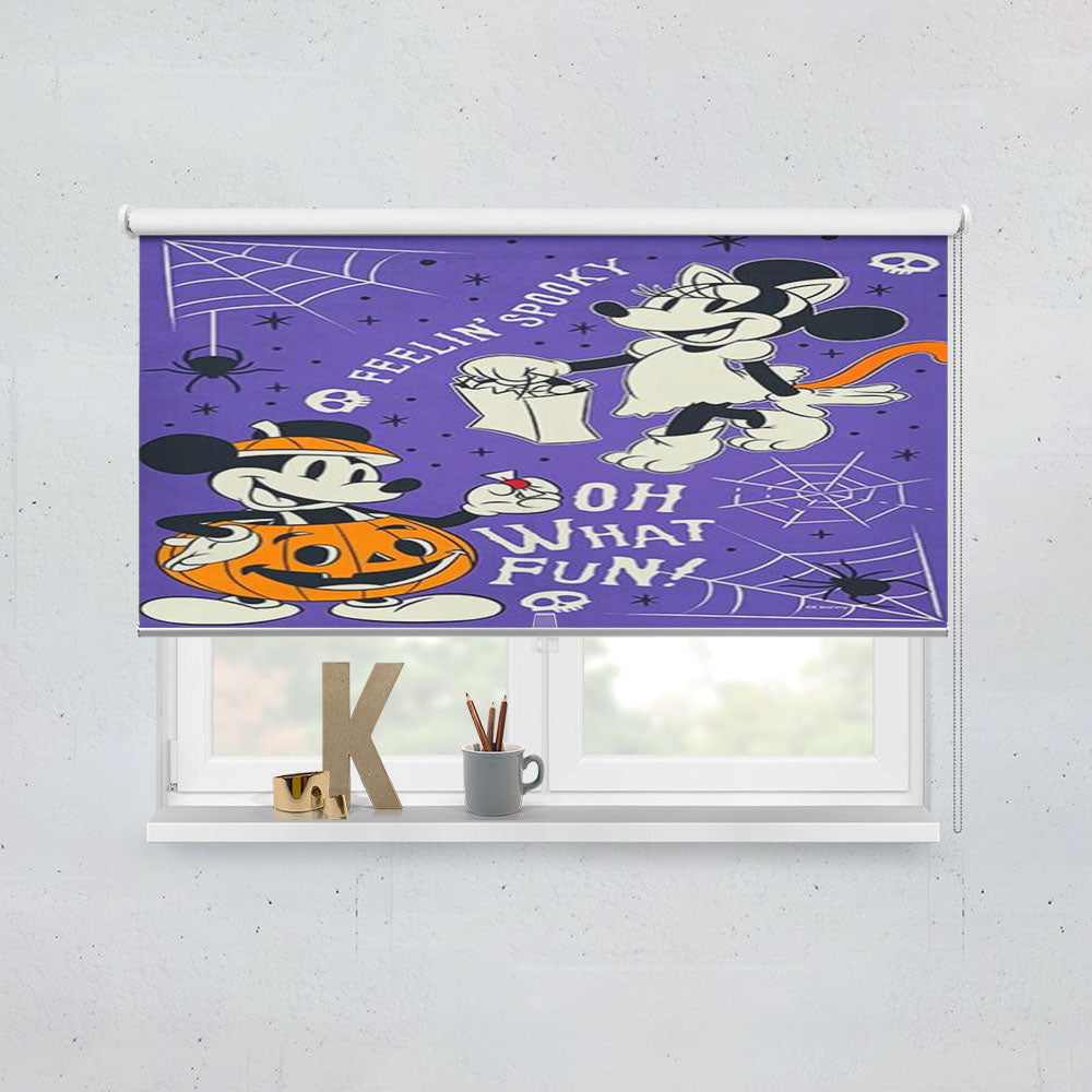 Feeling Spooky Mickey And Minnie Window Roller Blinds Shades