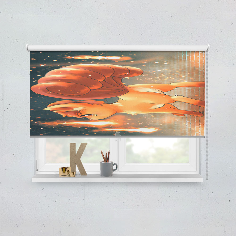Flame Vulpix Pokemon Window Roller Blinds Shades