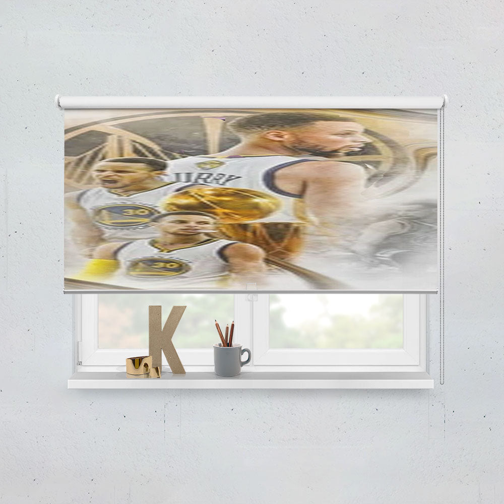Golden State Warriors Curry Collages Window Roller Blinds Shades