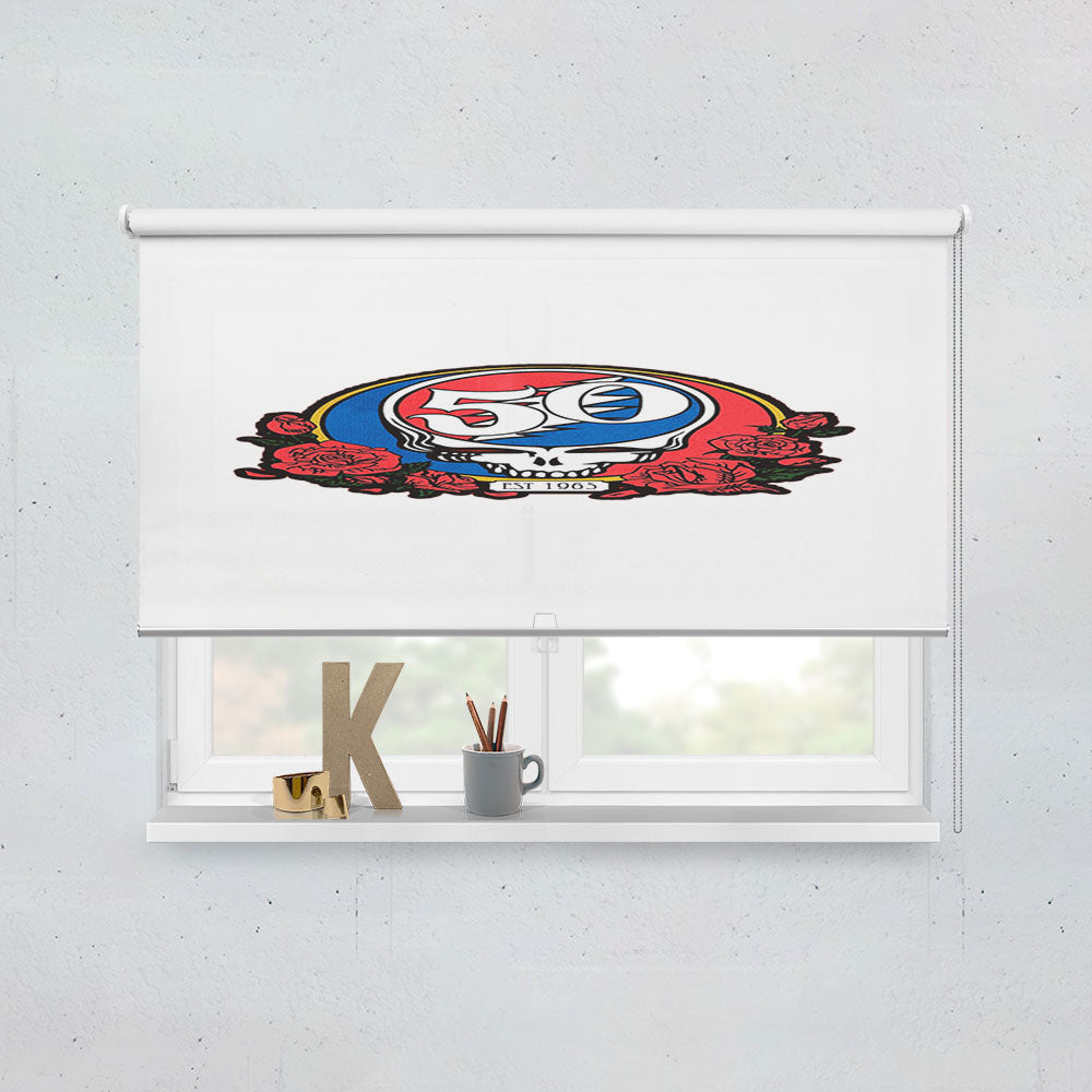 Grateful Dead Chicago Cubs Window Roller Blinds Shades