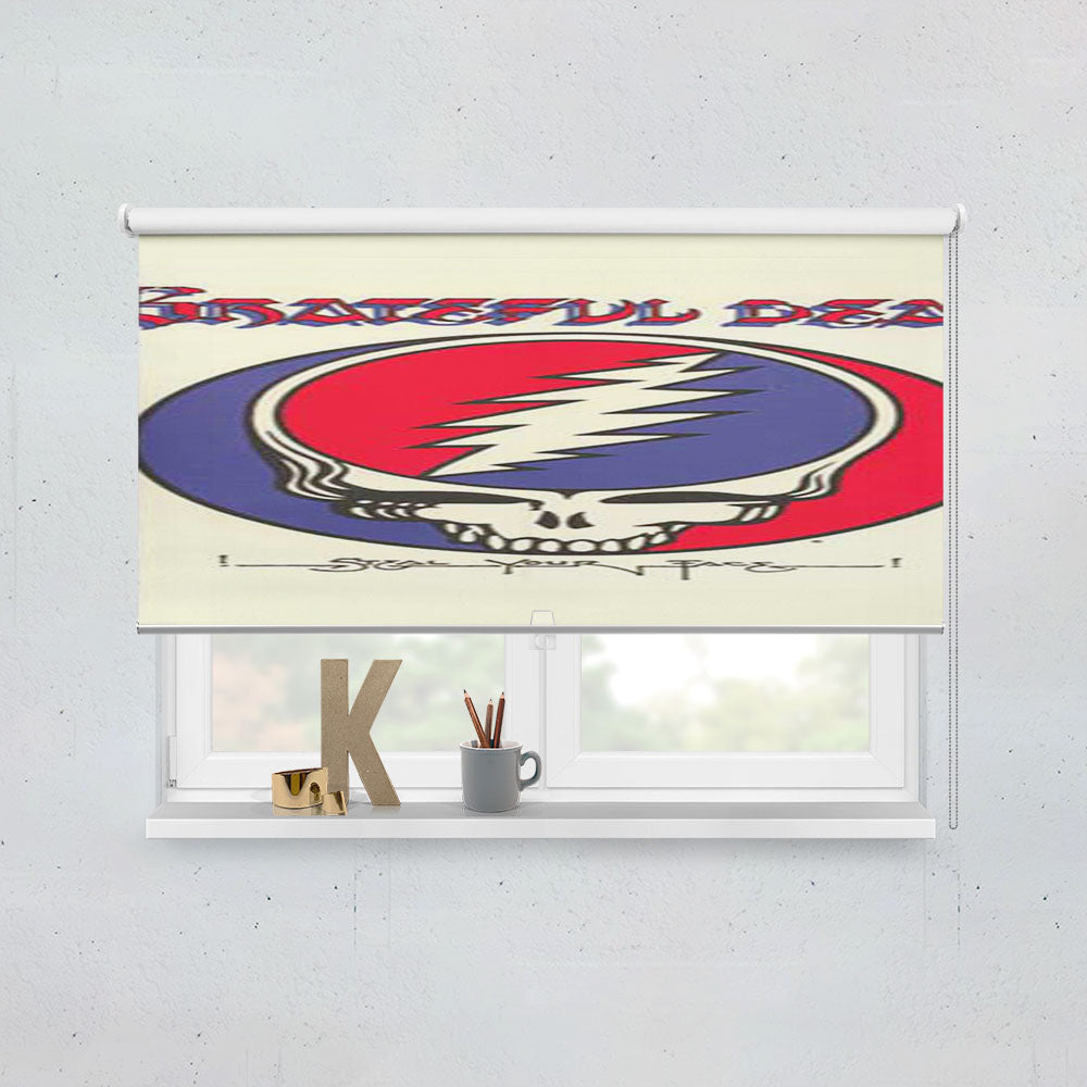 Grateful Dead I Steal Your Face Window Roller Blinds Shades
