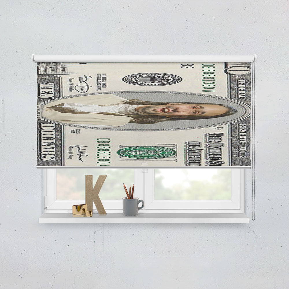 Hamilton The Ten Dollar Founding Father Window Roller Blinds Shades