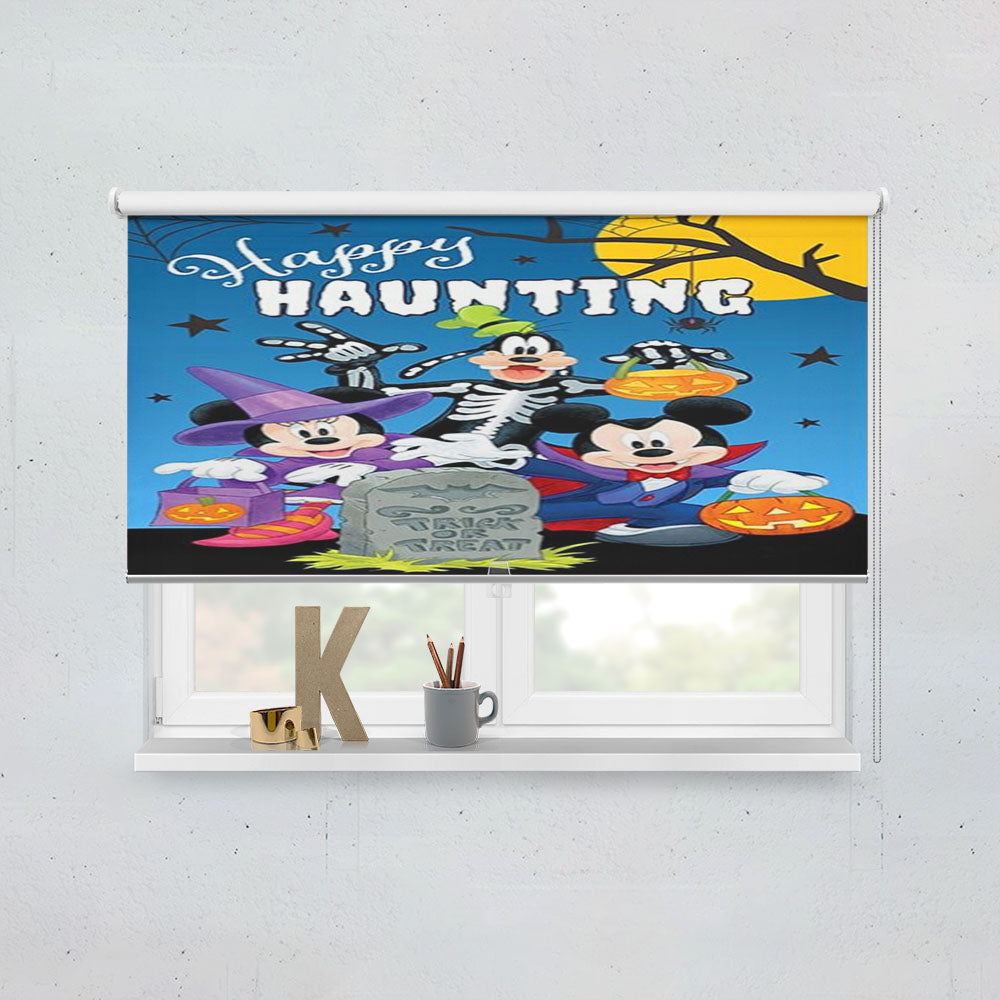 Happy Haunting Disney Gang Window Roller Blinds Shades