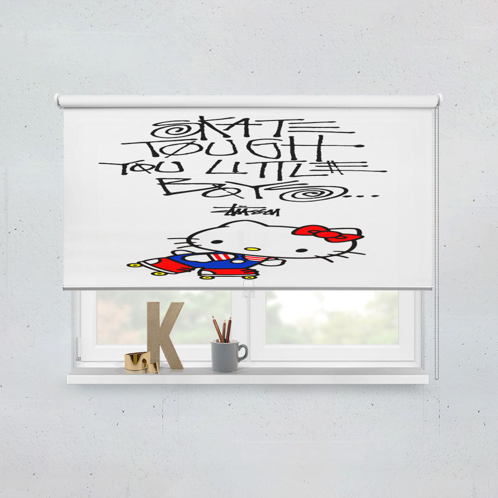 Hello Kitty Skate Stussy Window Roller Blinds Shades