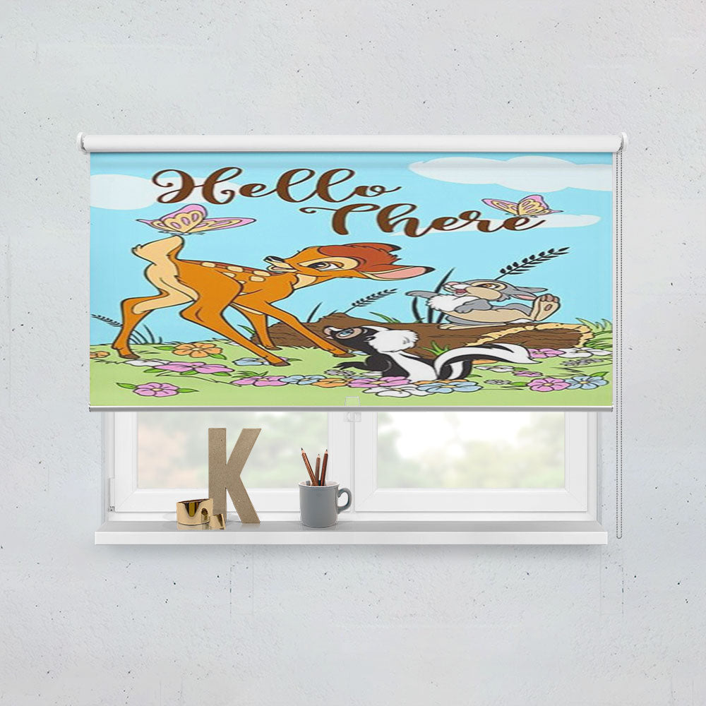 Hello There Spring Bambi Window Roller Blinds Shades