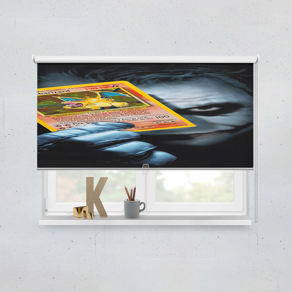 Joker Pokemon Card Window Roller Blinds Shades