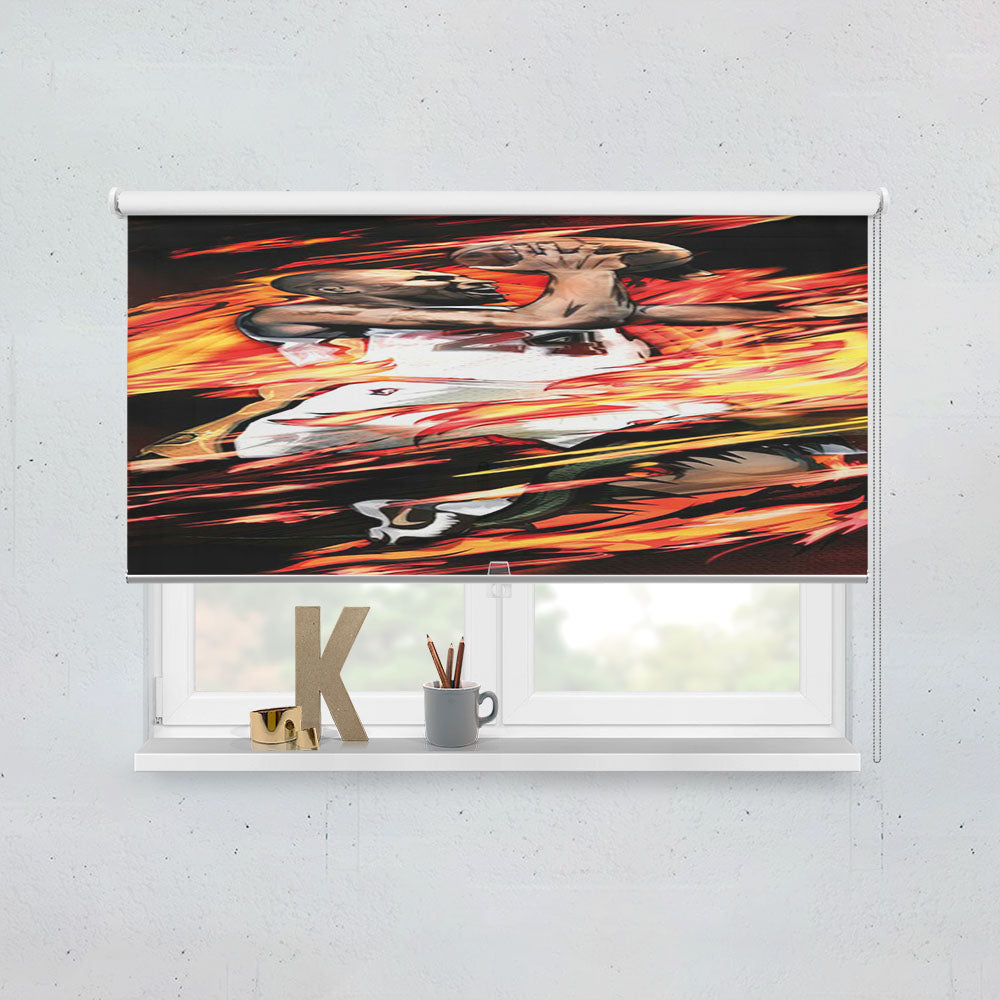 Kobe Bryant Fire Window Roller Blinds Shades