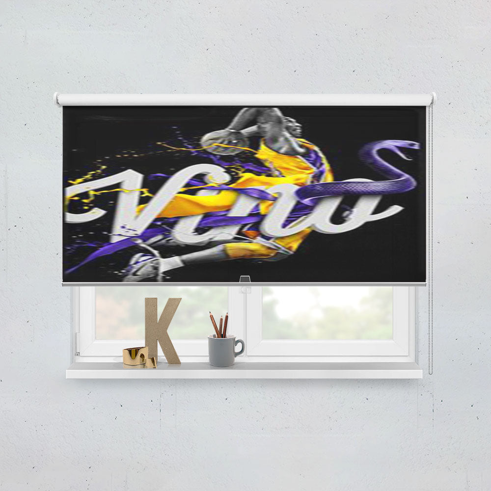 Kobe Bryant Flying Vino Window Roller Blinds Shades