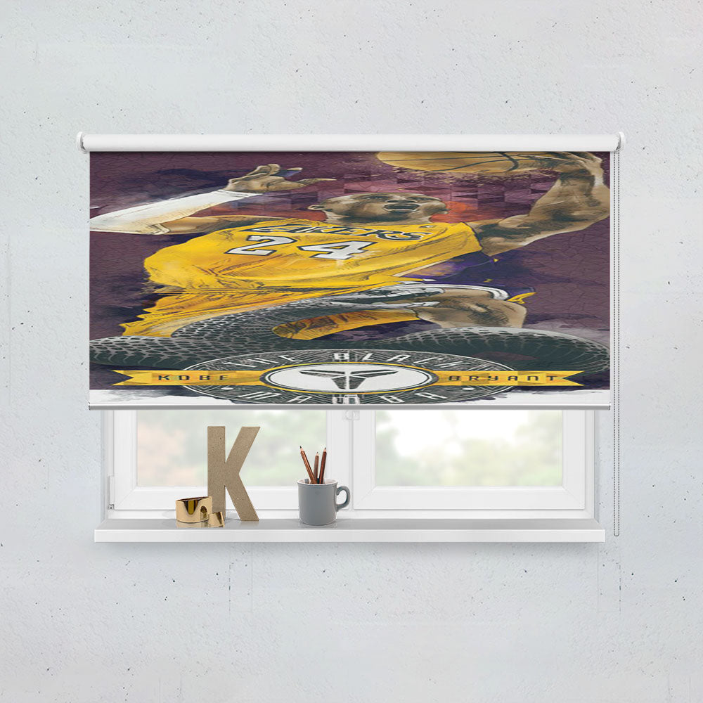 Kobe Bryant Lakers Window Roller Blinds Shades