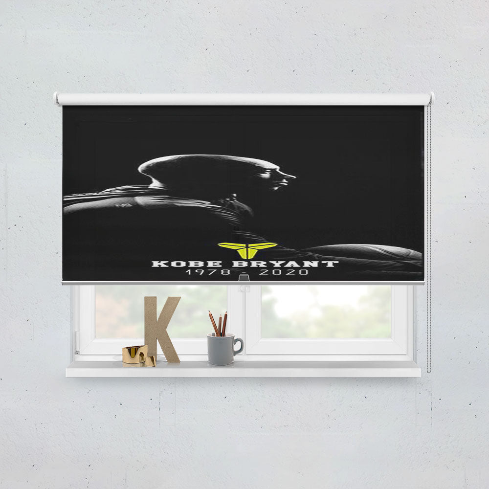 Kobe Bryant Rip Black Mamba Window Roller Blinds Shades