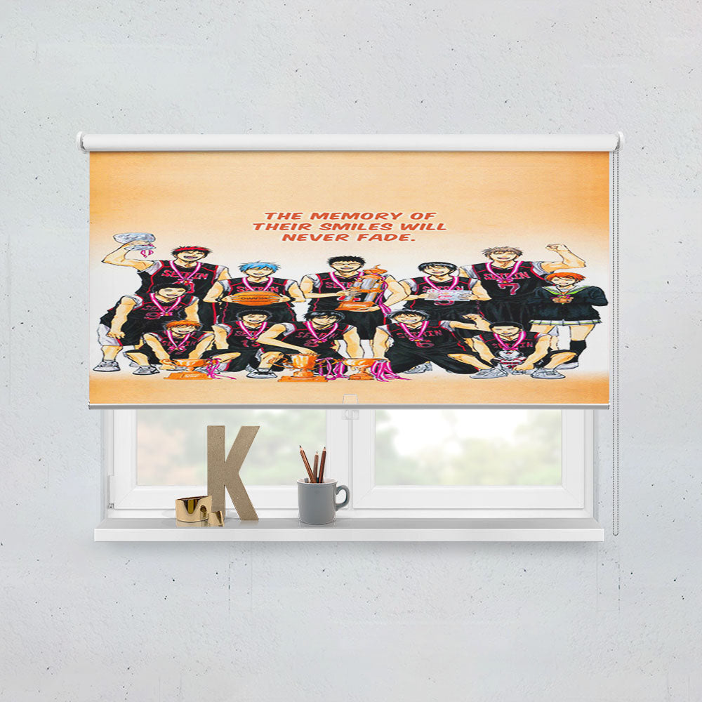 Kuroko No Basket Champion Never Fade Quotes Window Roller Blinds Shades