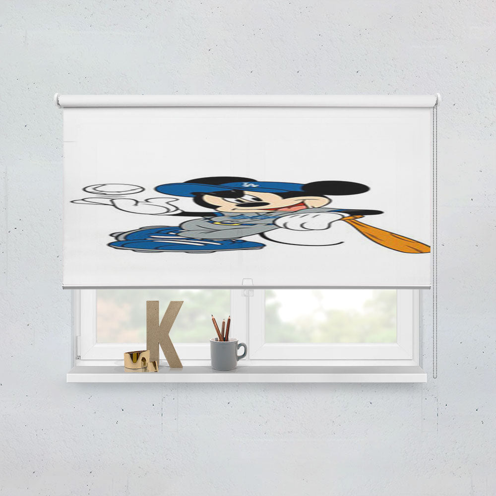 La Dodgers Mickey Mouse Window Roller Blinds Shades