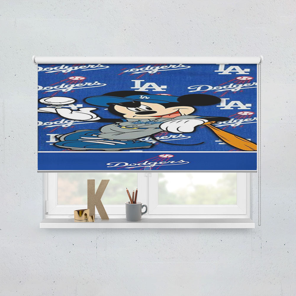 La Dodgers X Mickey Mouse Window Roller Blinds Shades